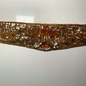 80s vintage Cadaz beaded waist belt in excellent condition.